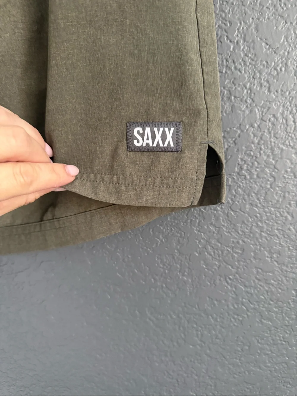 SAXX • Men’s Sport 2 life 2N1 short 7” ballpark pouch - Small olive green